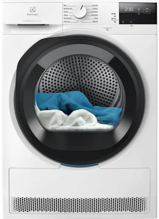 ELECTROLUX Uscator de rufe EW6D285AE, Pompa de caldura, 8 kg, Clasa C, Inverter, MixCare, SensiCare, EasyClean, Alb