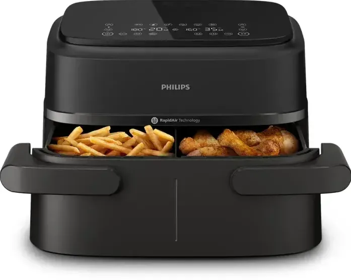 Philips 1000 series NA150/00 fryer Double 7.1 L 2450 W Hot air fryer Black