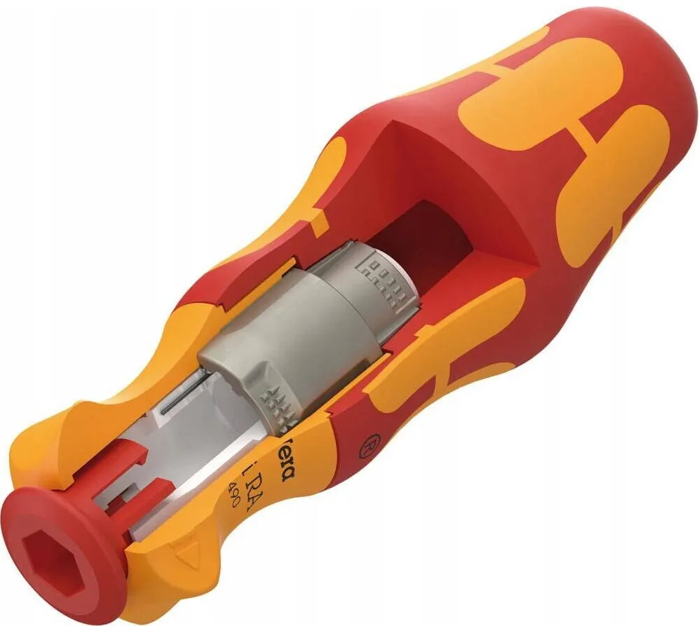 WERA 837 i RA Kraftform Blade- Holding Handle w. Ratchet func.