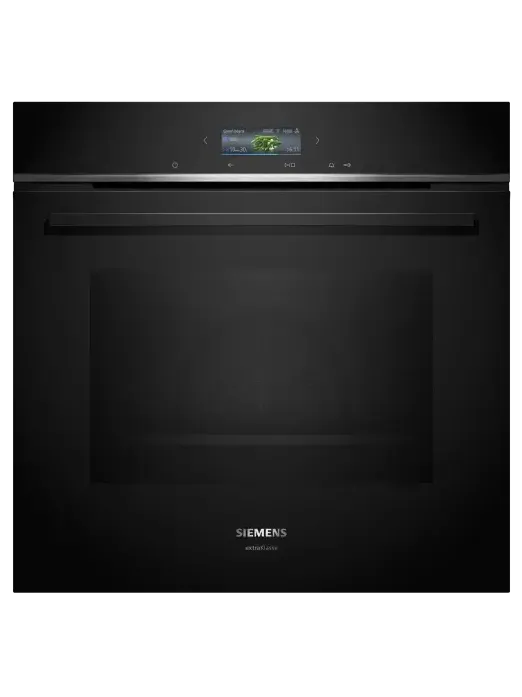 SIEMENS Cuptoru incorporabil iQ700 HB774GLB1, Tehnologia Aer cald 3D, TFT Full-Touch, 71 l