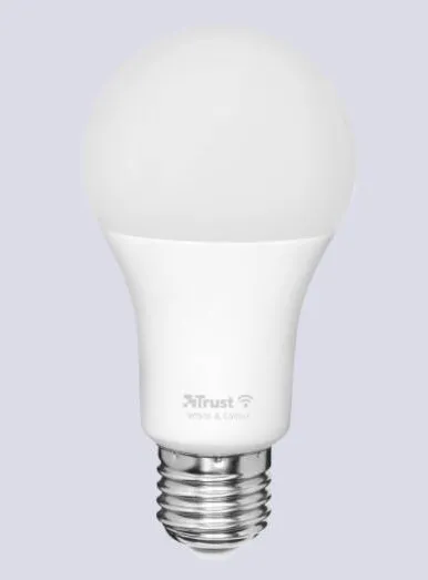 TRUST Bec Trust Smart WiFi, RGBCW E27 luminozitate 806 lm, clasa energetica A+