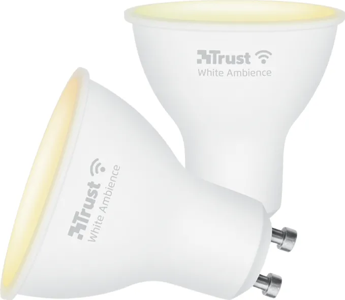 TRUST Bec Trust Smart WiFi, LED SPOT GU10 CCT luminozitate 345 lm, clasa energetica A+