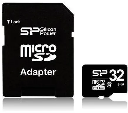 Card de Memorie SILICON-POWER Micro SDHC 32GB Clasa 10 + Adaptor SD