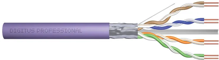 Accesoriu Retea Assmann CAT 6 F-UTP raw 305 m drum AWG 23/1 LSZH-1 simplex Violet