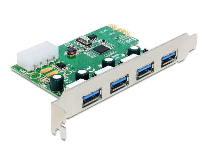 Adaptor DELOCK 89363, PCI Express Card > 4 x external USB 3.0 USB PCIe 2.0 USB 3.0 x 4