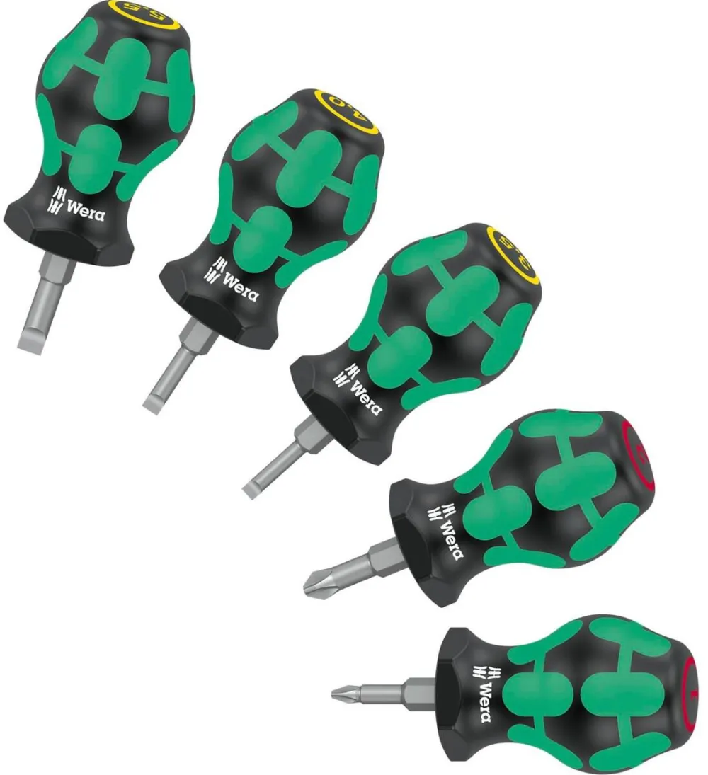 WERA Stubby Set 1 Set Surubelnite