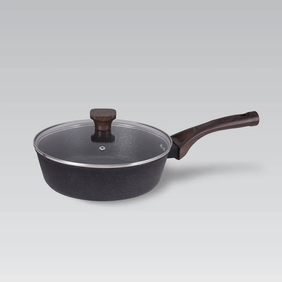 Maestro Tigaie adanca cu capac MAESTRO 24cm MR-1216-24