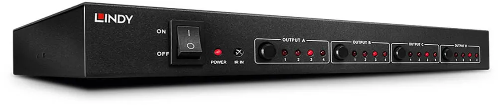 KVM Lindy Matrix Switch HDMI 1.4 10.2G 4x4 4K2K@30 1080p@120