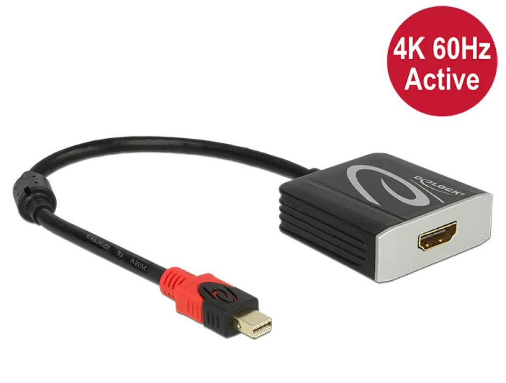 DELOCK Cablu Displayport mini DP -> HDMI St/Bu 0.20m Negru