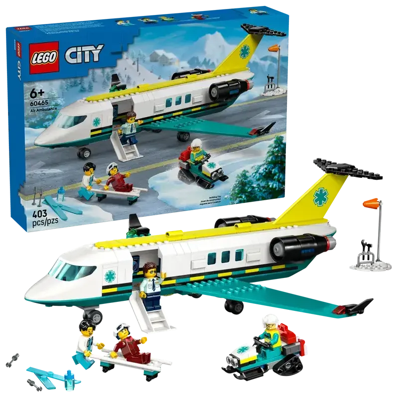 LEGO City 60465 Avion-ambulanta pentru urgente