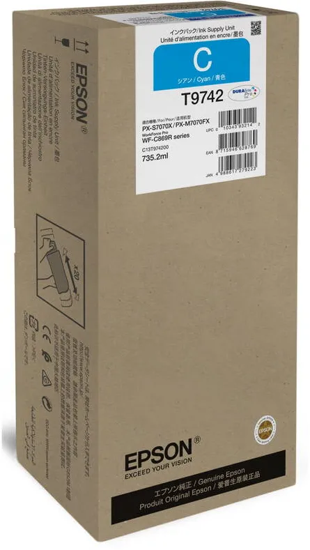 Cartus Imprimanta Epson WorkForce Pro WF-C869R Cyan XXL Ink Supply Unit