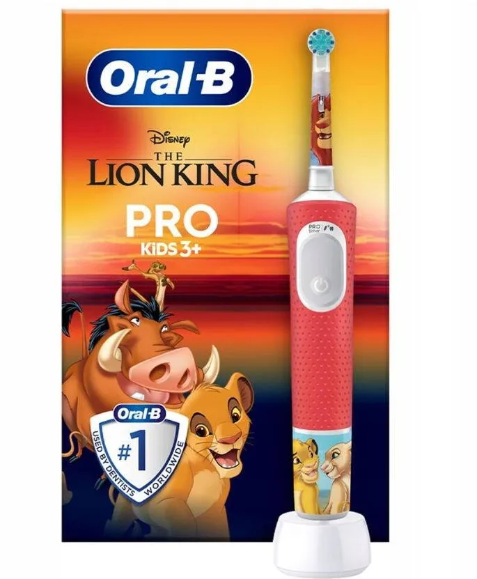 Periuta Electrica BRAUN Oral-B VITALITY PRO D103 THE LION KING red