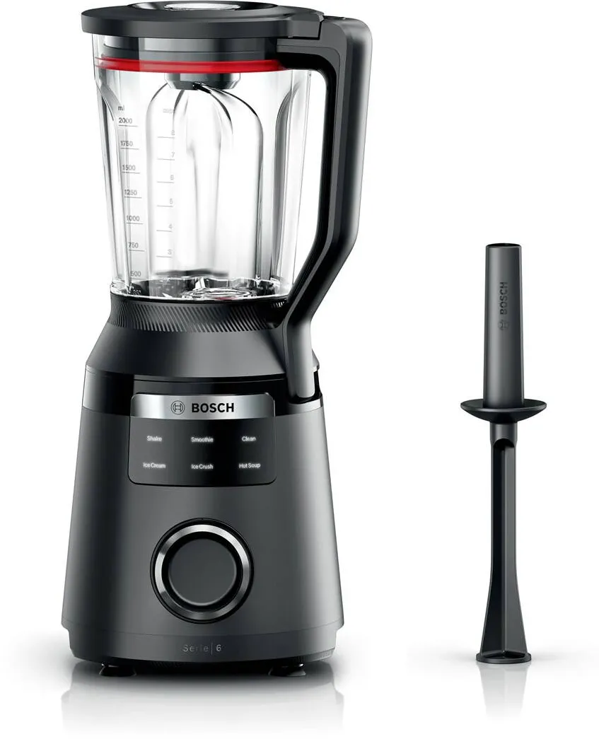 BOSCH Serie 6 MMB6652B Blender 2 L Tabletop Blender 1800 W Negru