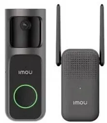 Camera Supraveghere IMOU Kit Camera de supraveghere cu sonerie Imou Doorbell 2S KIT DB-2SP-3T0W/DS2S, 3MP, 2K, Detectarea miscarilor, Acumulator 5000mAh