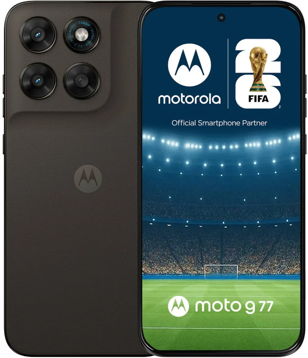 Smartphone MOTOROLA Telefon mobil Motorola G77, 256GB, 8GB RAM, 5G, Black Olive