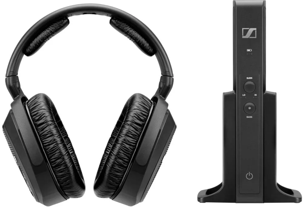 Casti Over-Head Sennheiser Casti audio wireless Sennheiser RS 175, Negru