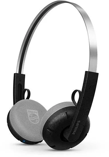 Casti Over-Head Philips Casti wireless cu microfon Philips TAH2000BK/00, Bluetooth, 26h autonomie, negru