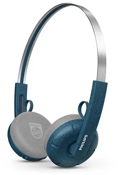 Casti Over-Head Philips Casti wireless Philips TAH2000TL/00, Bluetooth, 20-20000 Hz, Albastru marin, 80g