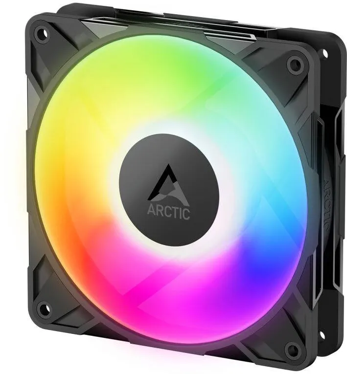 ARCTIC Ventilator PC Arctic P12 Pro A-RGB LN, ACFAN00344A, 120mm, 450-2000 rpm, PWM, A-RGB, pentru gaming, negru, 1 buc