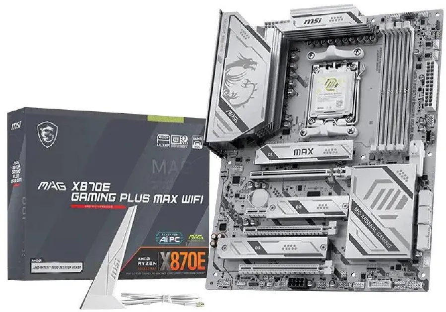 Placa de Baza MSI MAG X870E GAMING PLUS MAX, AMD X870, DDR5, ATX