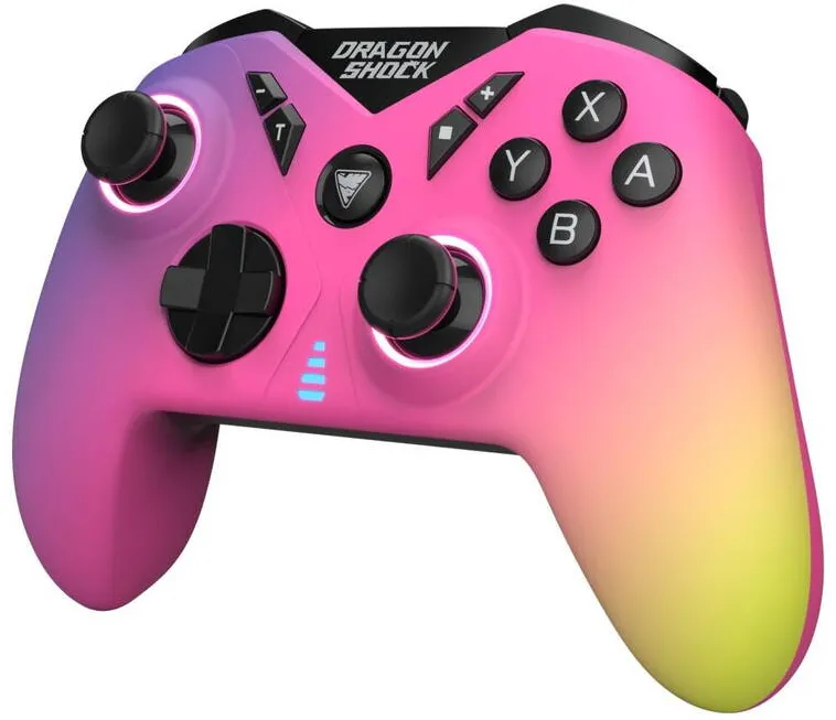 Gamepad DragonShock Gamepad Dragonshock Nebula Pro, Wireless, Vibratie, RGB, pentru Nintendo Switch