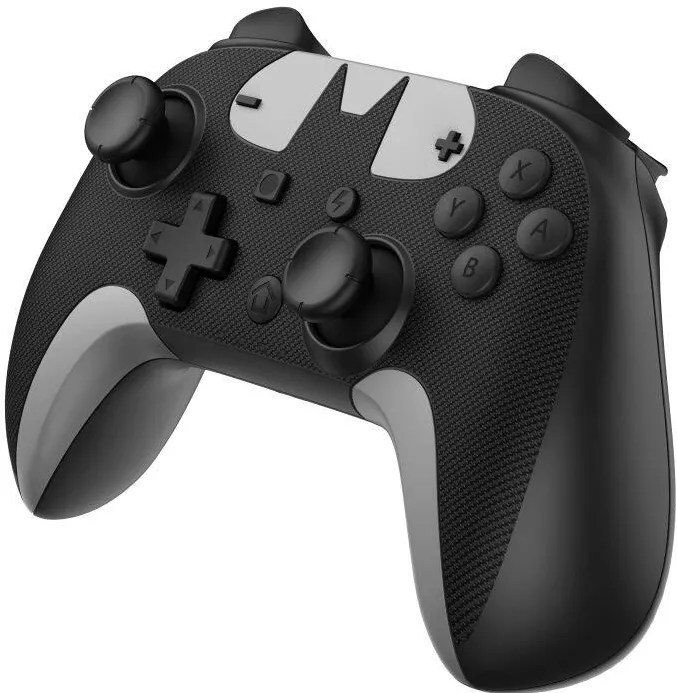 Gamepad DragonShock Controler Wireless Dragonshock PopTop Compact pentru Nintendo Switch, functie vibratii, joystick analog, Batman