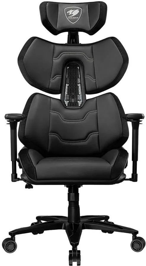 Scaun Gaming Cougar Fotel gaming COUGAR Terminator Elite, saro-carbune, 4D, baza din aluminiu