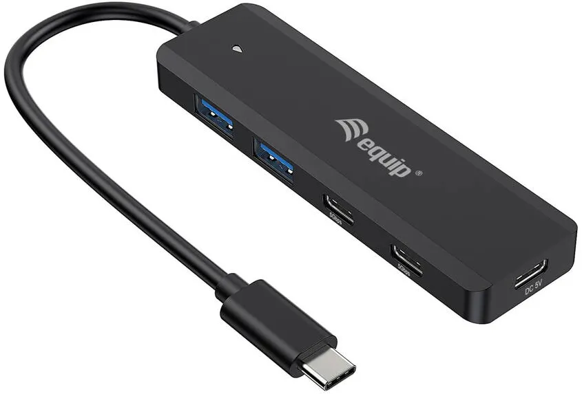 Hub USB EQUIP Hub USB Equip, Equip, Plastic, Negru, 30x102x12.5mm