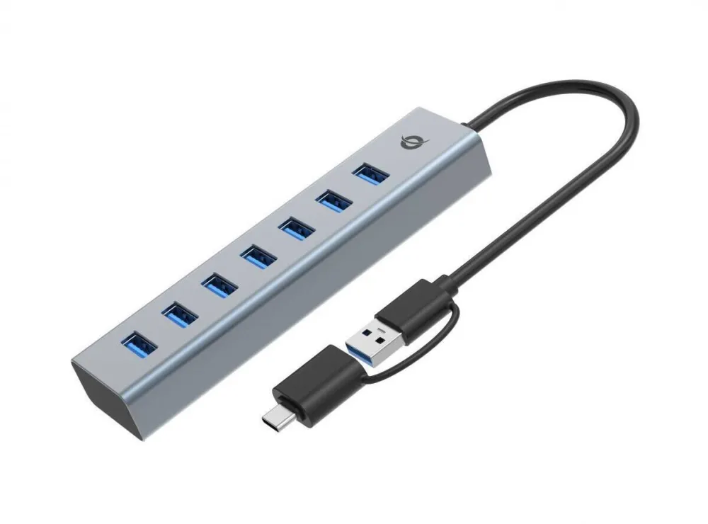 Hub USB CONCEPTRONIC Hub USB 3.0 7-Port Conceptronic, gri