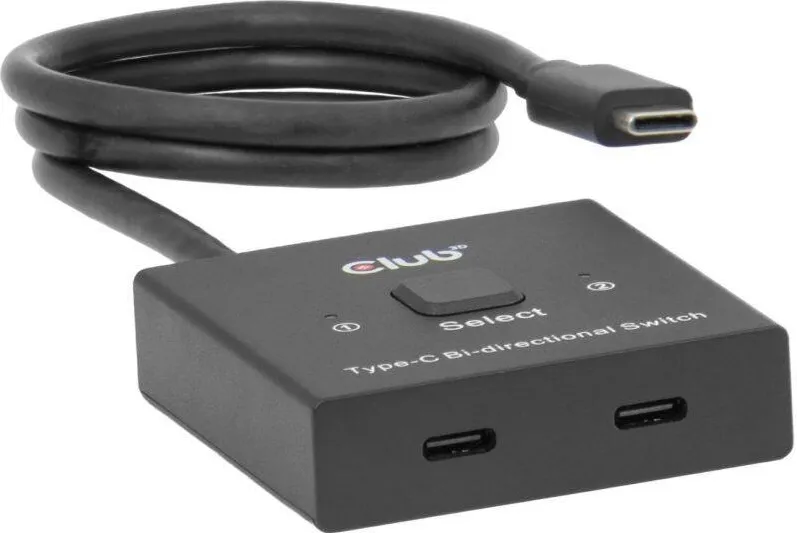 Hub USB CLUB 3D Cablu adaptor USB-C Club3D, 2xUSB-C, Ultra HD 8K, Negru