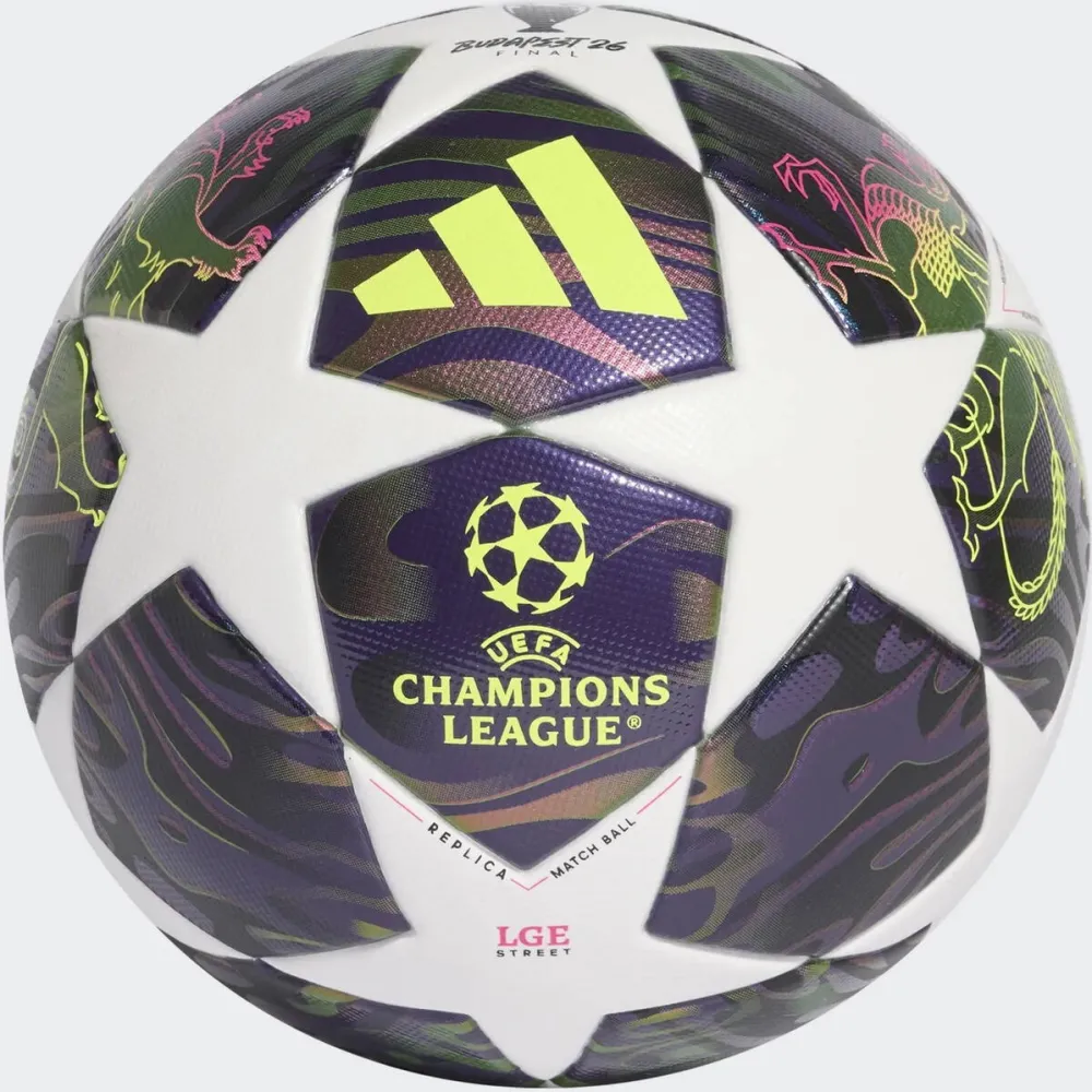 adidas Performance Minge fotbal Adidas Uefa Champions LGE Street, marime 5, alb/mov