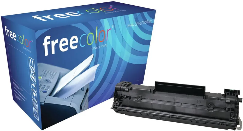 Toner Freecolor compatibil HP LJ P1560 A negru