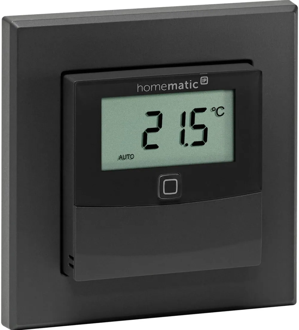 Homematic IP Homematic IP temperature and humidity sensor with display HmIP-STHD-A (anthracite)