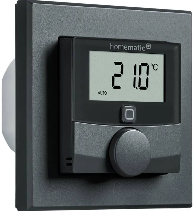 Homematic IP Homematic IP wall thermostat with switching output (HmIP-BWTH-A) (anthracite, for brand switch 230V)