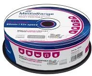 MediaRange CD-R 52x 700MB/80min Inkjet Fullsurface Printable Cak