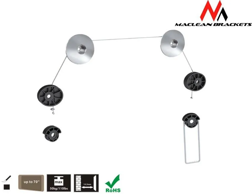 Suport perete TV MACLEAN MC-557 32-70 inch 50 kg