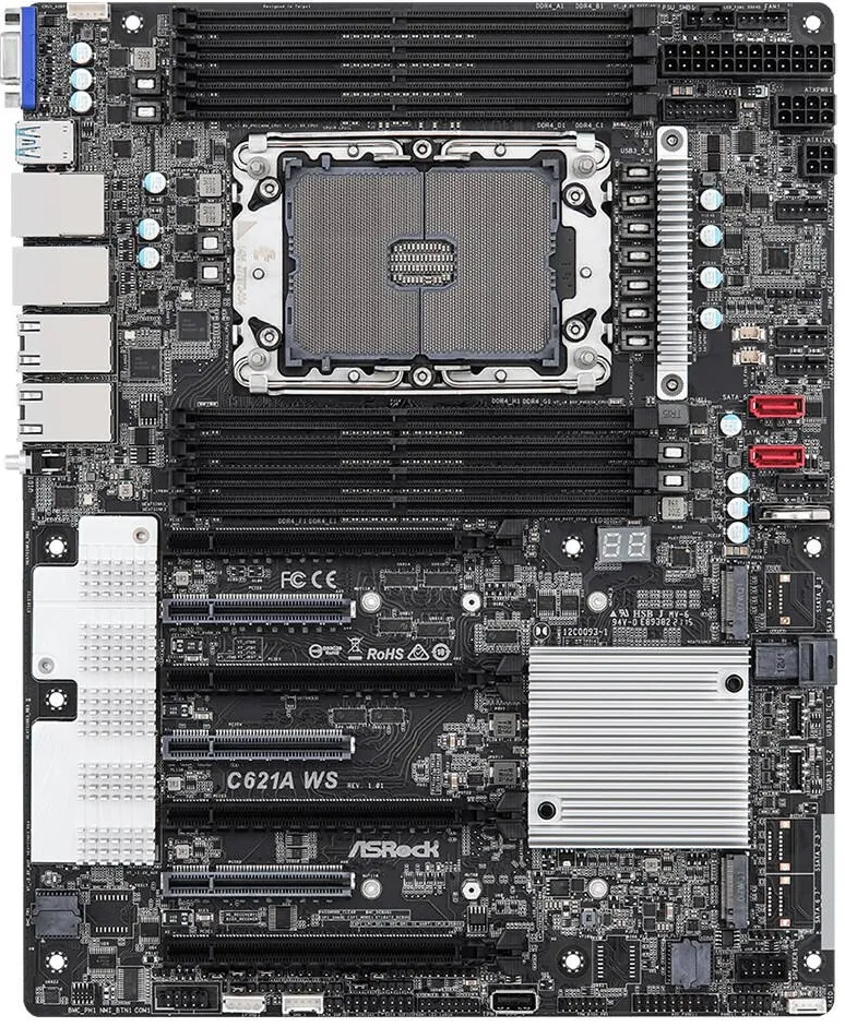 Placa de baza server ASRock C621A WS Intel C621A LGA 4189 ATX