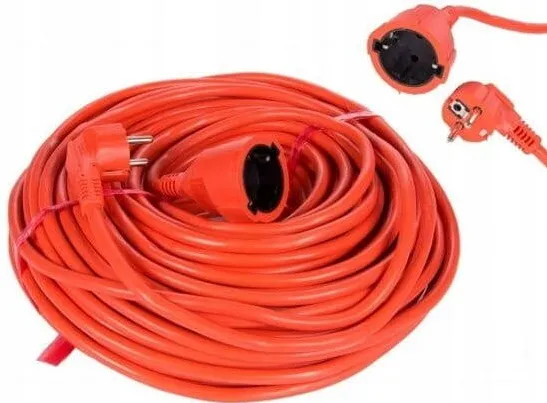 VERTEX PZO20M Cablu prelungitor 20 m 3x2,5 mm Portocaliu