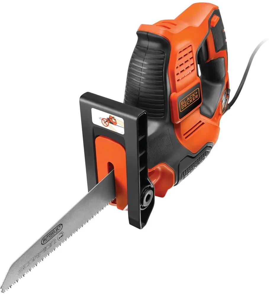Black & Decker RS890K-QS reciprocating saw 2700 spm 500 W Black, Orange