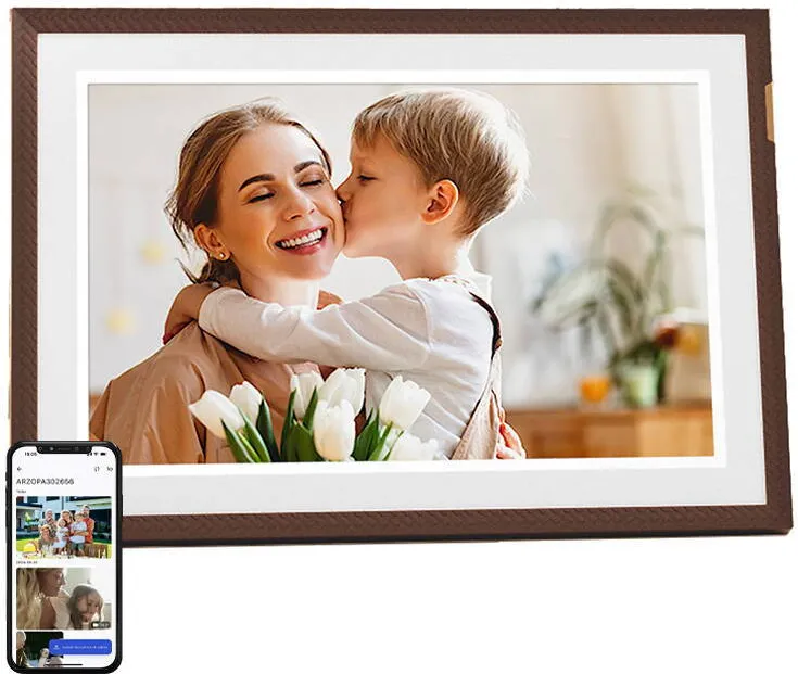 Rama foto Arzopa Smart Photo Frame D10 10.1" (dark brown)