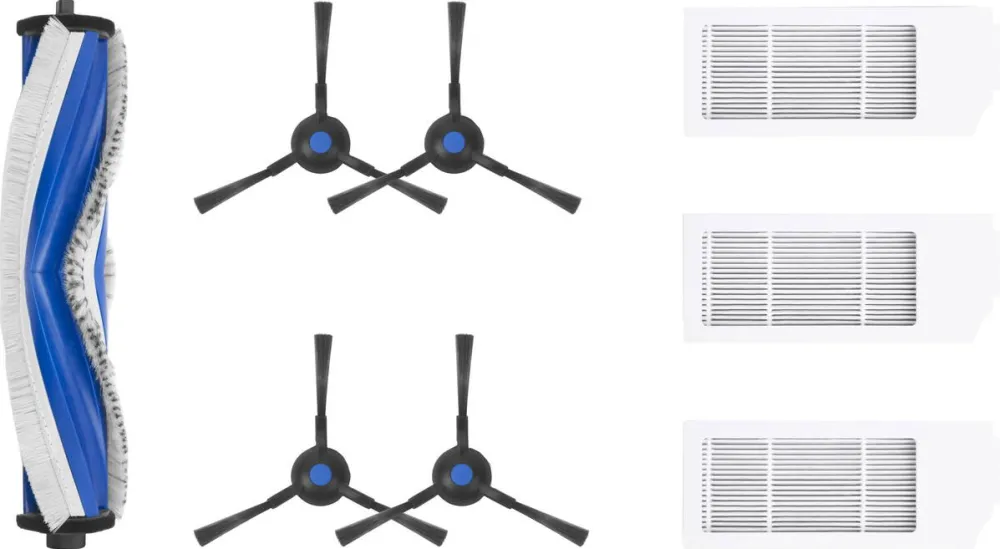 Kit accesorii aspirator Ecovacs N20 Plus/N20 Pro Plus perie principala anti-incurcare 3 filtre 4 perii laterale