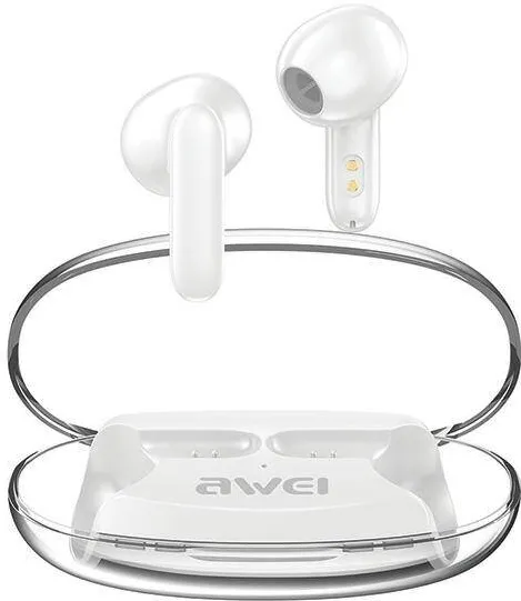 Casti Bluetooth AWEI Bluetooth headphones 5.3 T85 ENC TWS white
