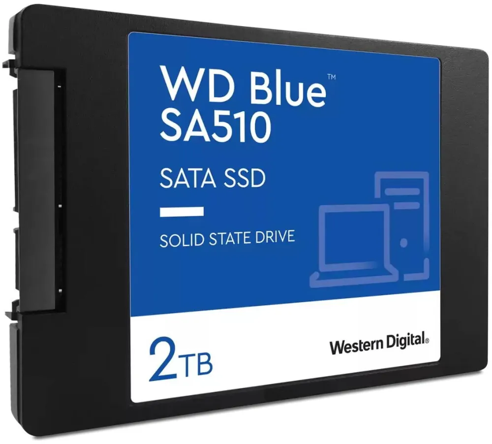 SSD WD Solid-State Drive, WD, WDS200T3B0A Blue, SA510 SSD, 2.5", 2TB, SATA III