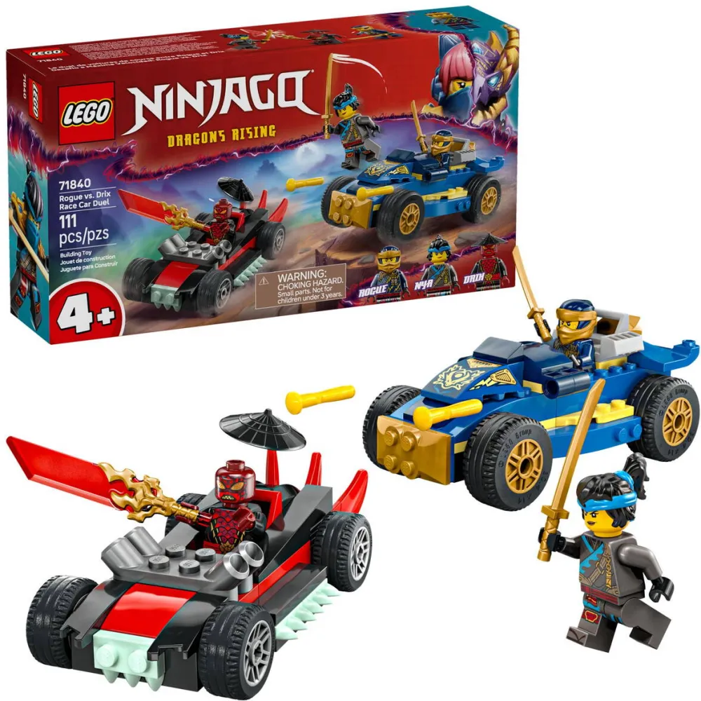 LEGO Set de constructie LEGO NINJAGO Pojedynek WylsCigowy Rogue contra Drix, 111 piese