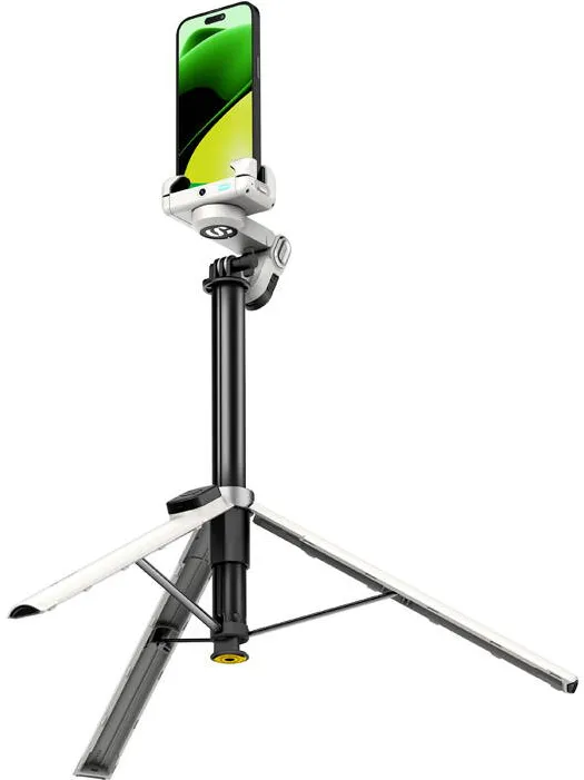 AOCHUAN Gimbal AOCHUAN M3 Pro cu iluminare RGB (alb)