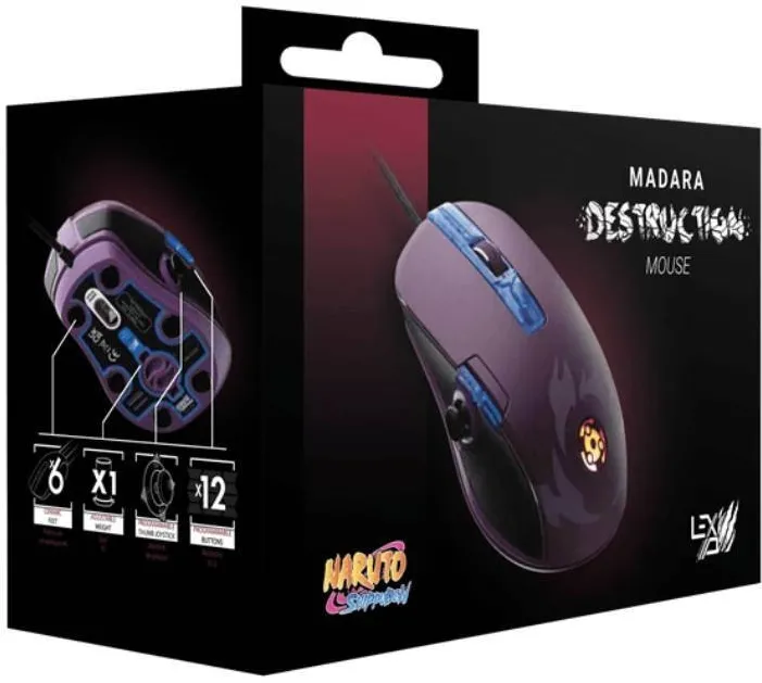 Mouse LEXIP Lexip Madara Design By Tsume Naruto Shippuden