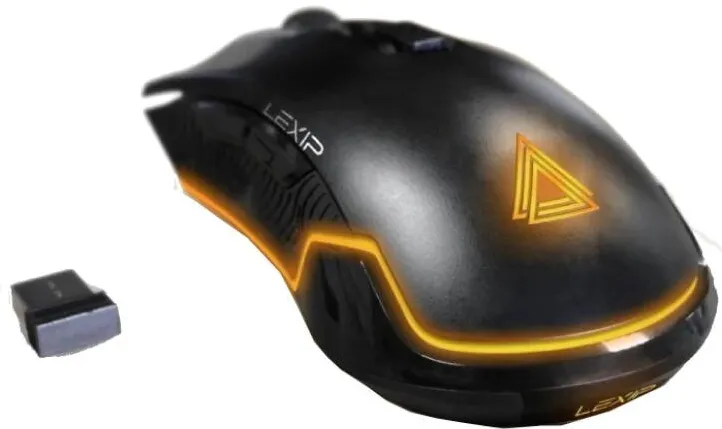 Mouse LEXIP de gaming Lexip Ar18 Aero Speed, wireless si cu fir, 16000 DPI, iluminare RGB, design ergonomic