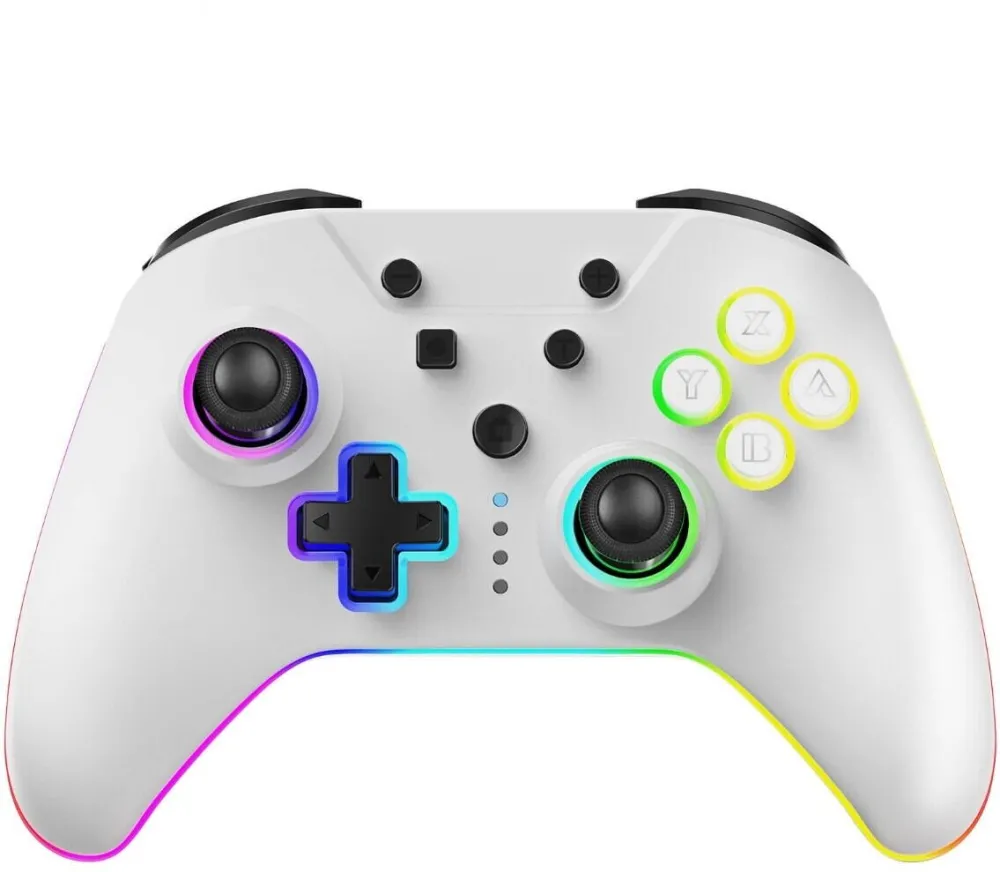 Gamepad HYPERKIN Controller Armor3 NuRival Nintendo Switch OLED/Switch Wireless Hall Effect Alb