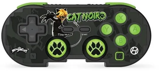 Gamepad HYPERKIN Controler wireless, Hyperkin Pixel Art, Nintendo Switch, PC, mobil, Steam, Negru
