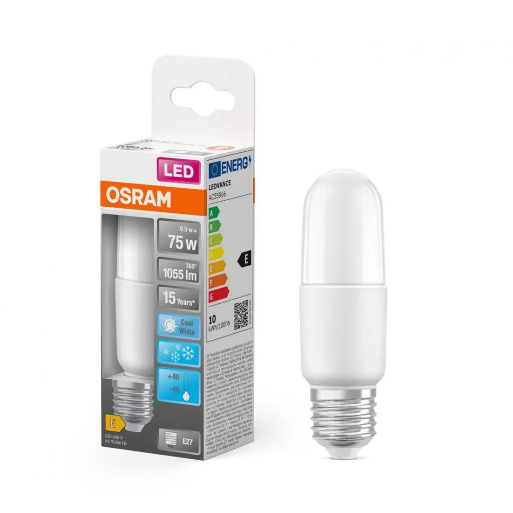 Osram LEDSSTICK75 9,5W/840 230VFR E27 FS1OSRAM